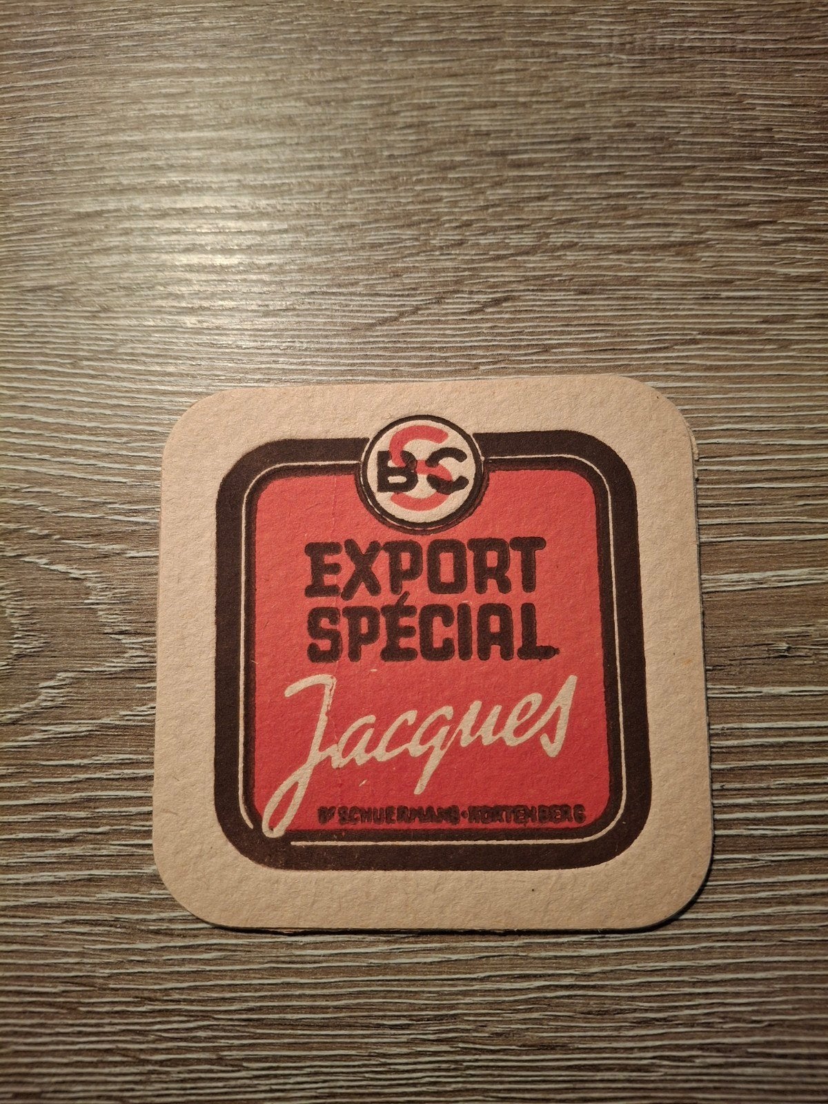 Ancien tapis à bière Jacques Schuermans Kortenberg, Enlèvement ou Envoi