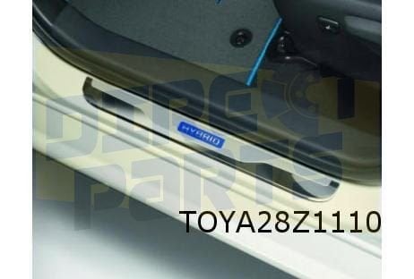 Toyota Yaris P13 Instaplijsten (2x) tekst ''Hybrid" blauw Or, Neuf, -, -, Toyota