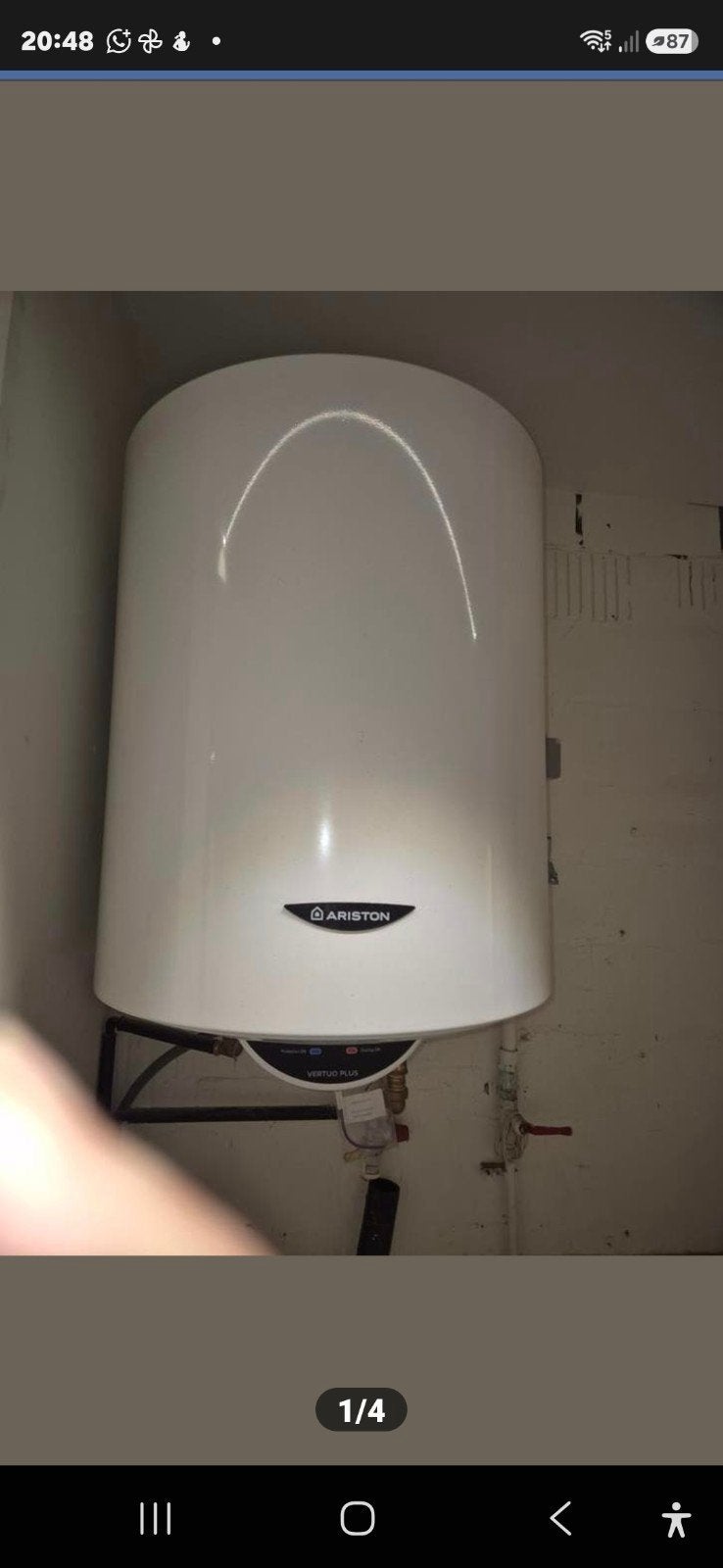 Ariston boiler Vertuo, Doe-het-zelf en Bouw, Ophalen, Boiler