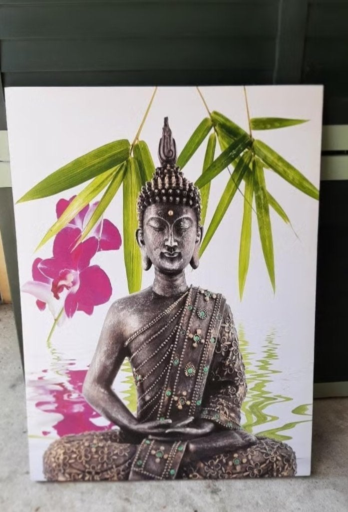 Boedda schilderij kader canvas groot, Nieuw, Ophalen of Verzenden, Schilderij, 75 – 100