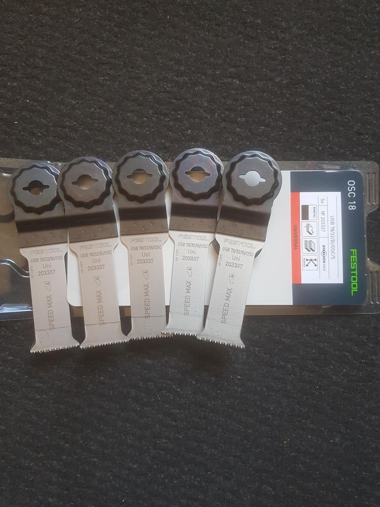 Festool 5 universeel zaagblad, Ophalen