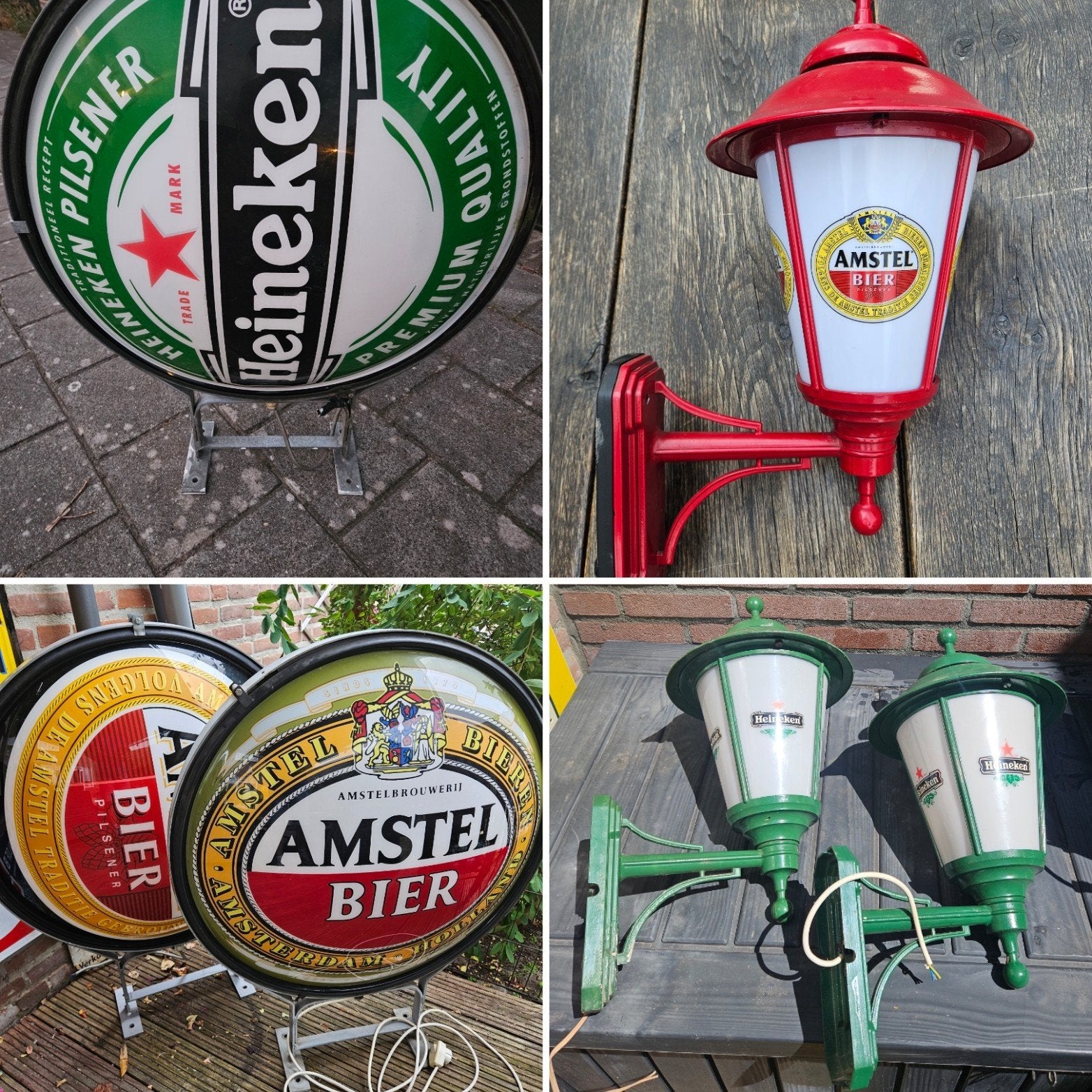 Différentes lampes Heineken et Amstel, Collections, Enlèvement, Amstel