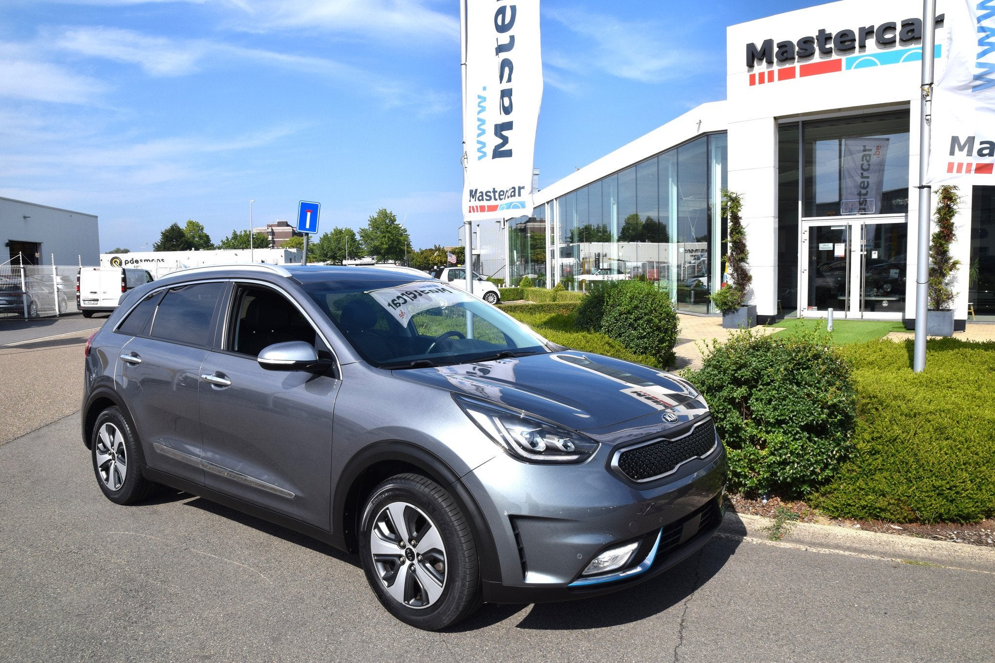 Kia Niro 1.6 Gdi Sense Hybride Plug-in, Auto's, Automaat, 105 pk, Gebruikt, Zwart