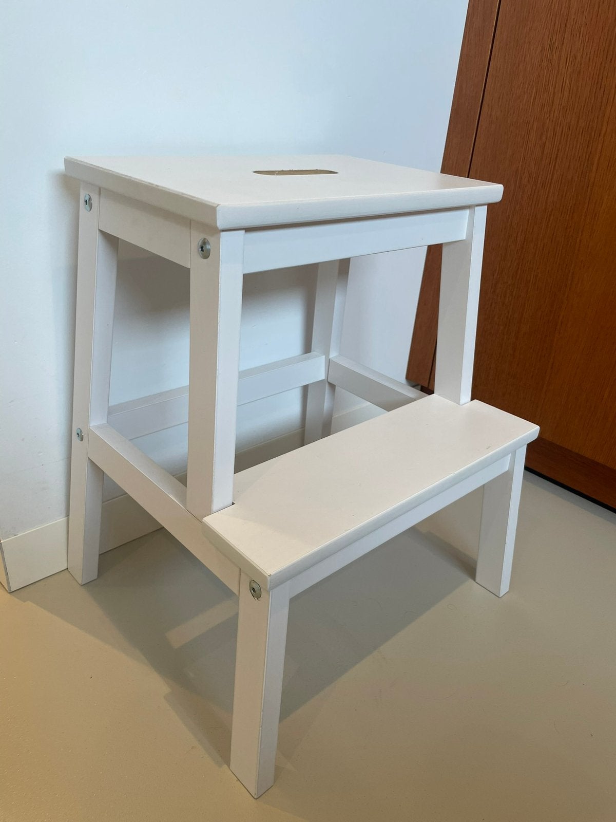 IKEA BEKVAM KRUKJE (wit), Huis en Inrichting, Ophalen, Gebruikt, Hout