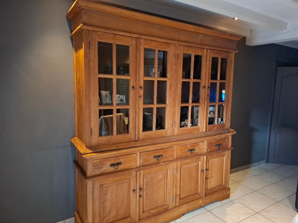 Kast, Huis en Inrichting, Ophalen, Gebruikt, 200 cm of meer, Teakhout