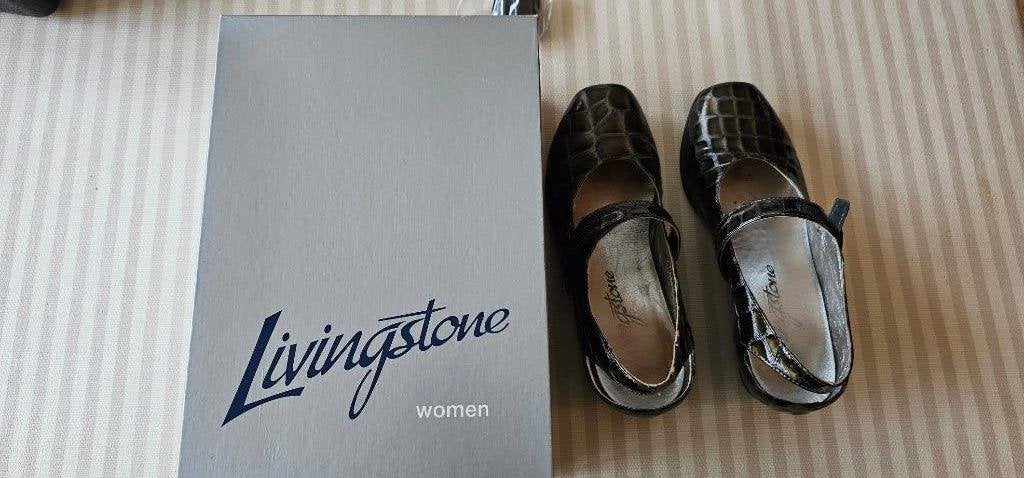 Livingstone damesschoenen, maat 37,5, grijs, Kleding | Dames, Ophalen, Instappers, Grijs, Livingstone