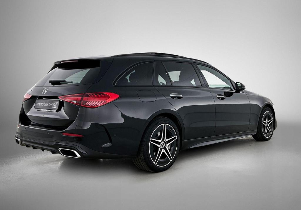 Mercedes-Benz C-klasse 300 de Break AMG Line | Panoramisch D, Automaat, 197 pk, 4 cilinders, Zwart
