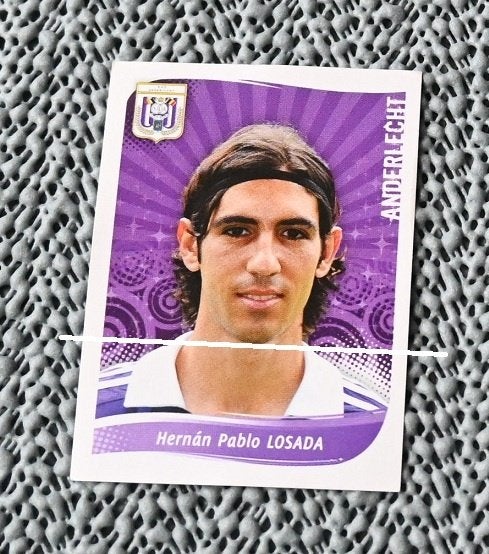 Panini Football 2009 RSC Anderlecht Hernán Losada, Envoi, Neuf, Affiche, Image ou Autocollant