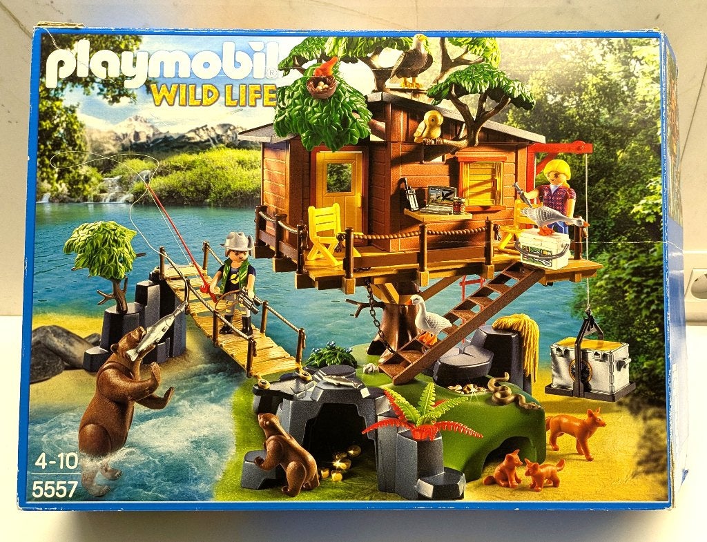 Playmobil (Wild life): Avontuurlijke Boomhut - 5557, Ophalen, Wild life, Gebouw, Zo goed als nieuw