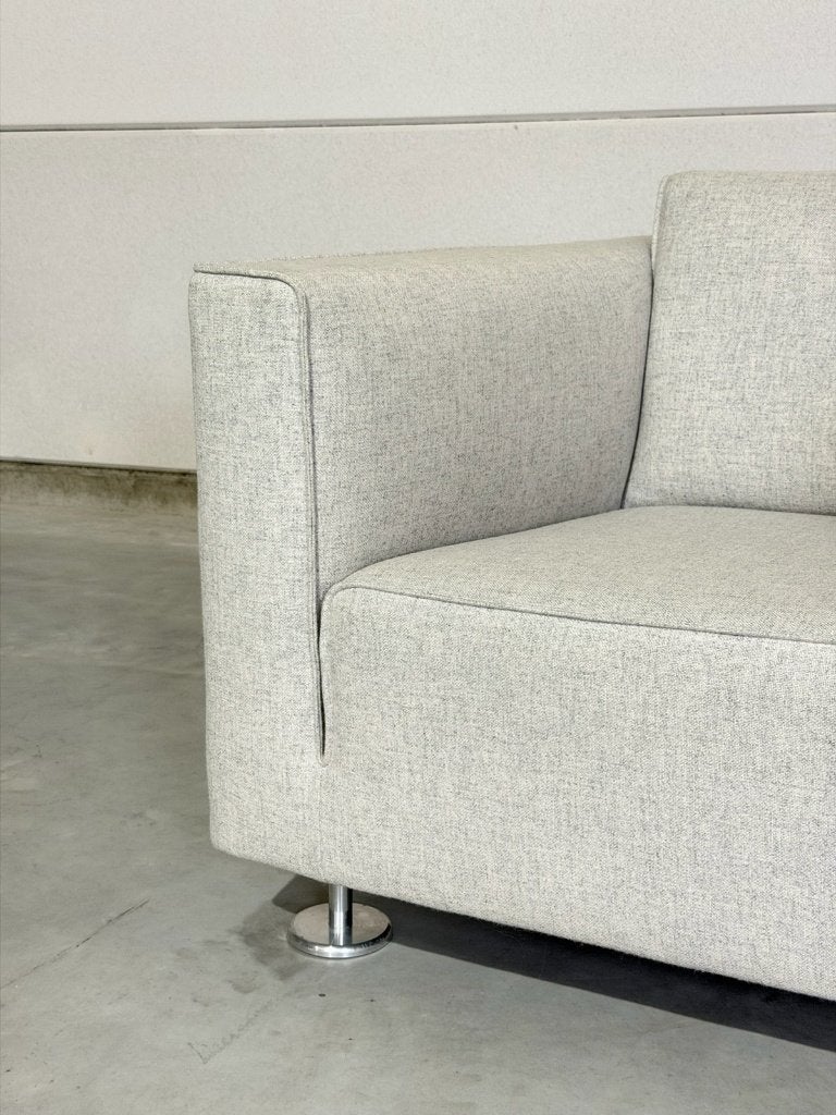 Design on Stock Blizz fauteuils - crème wit - als nieuw, Ophalen, Leer, 75 tot 100 cm, Zo goed als nieuw