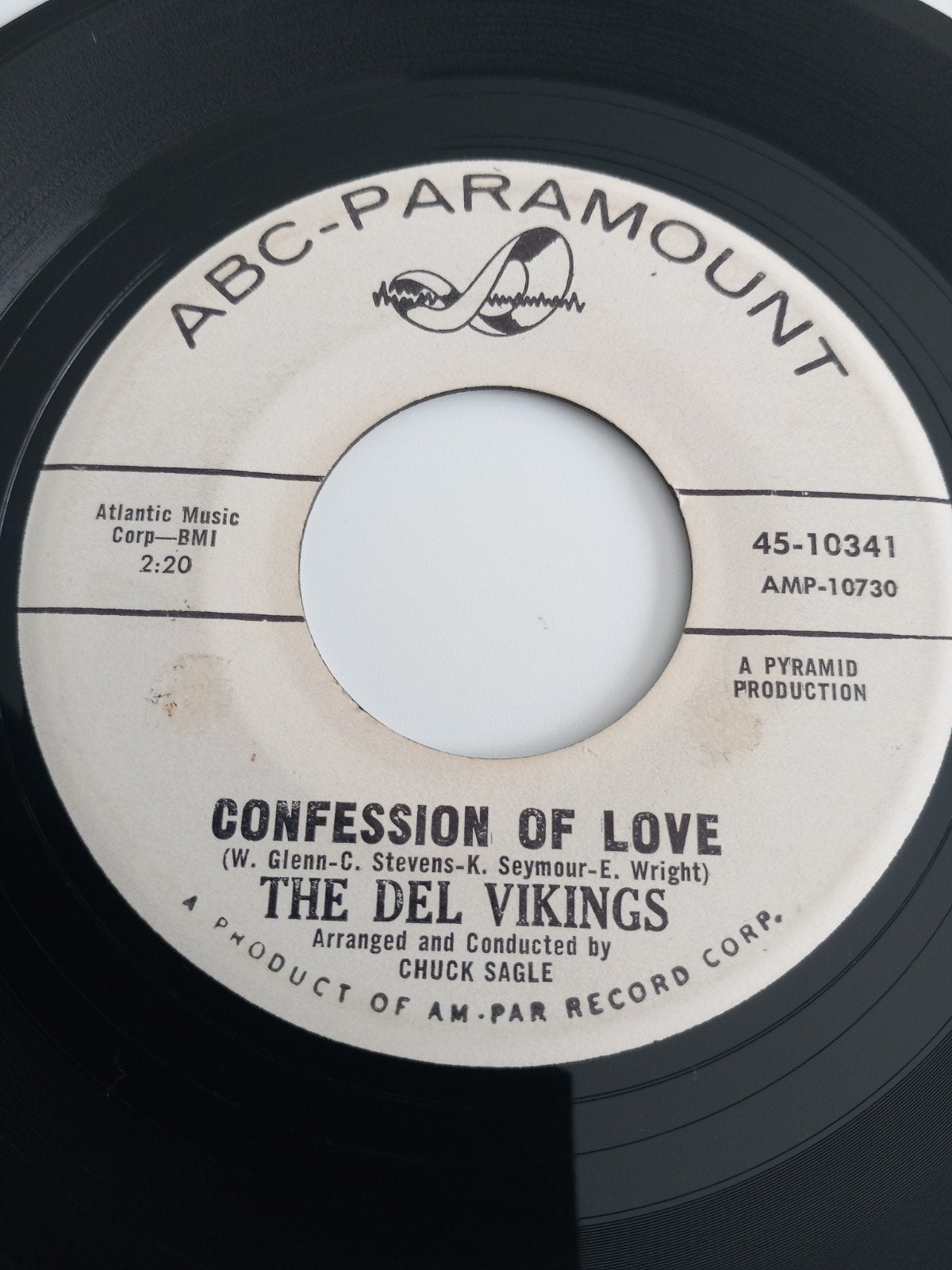 THE DEL VIKINGS.  CONFESSION OF LOVE.  USA 45T