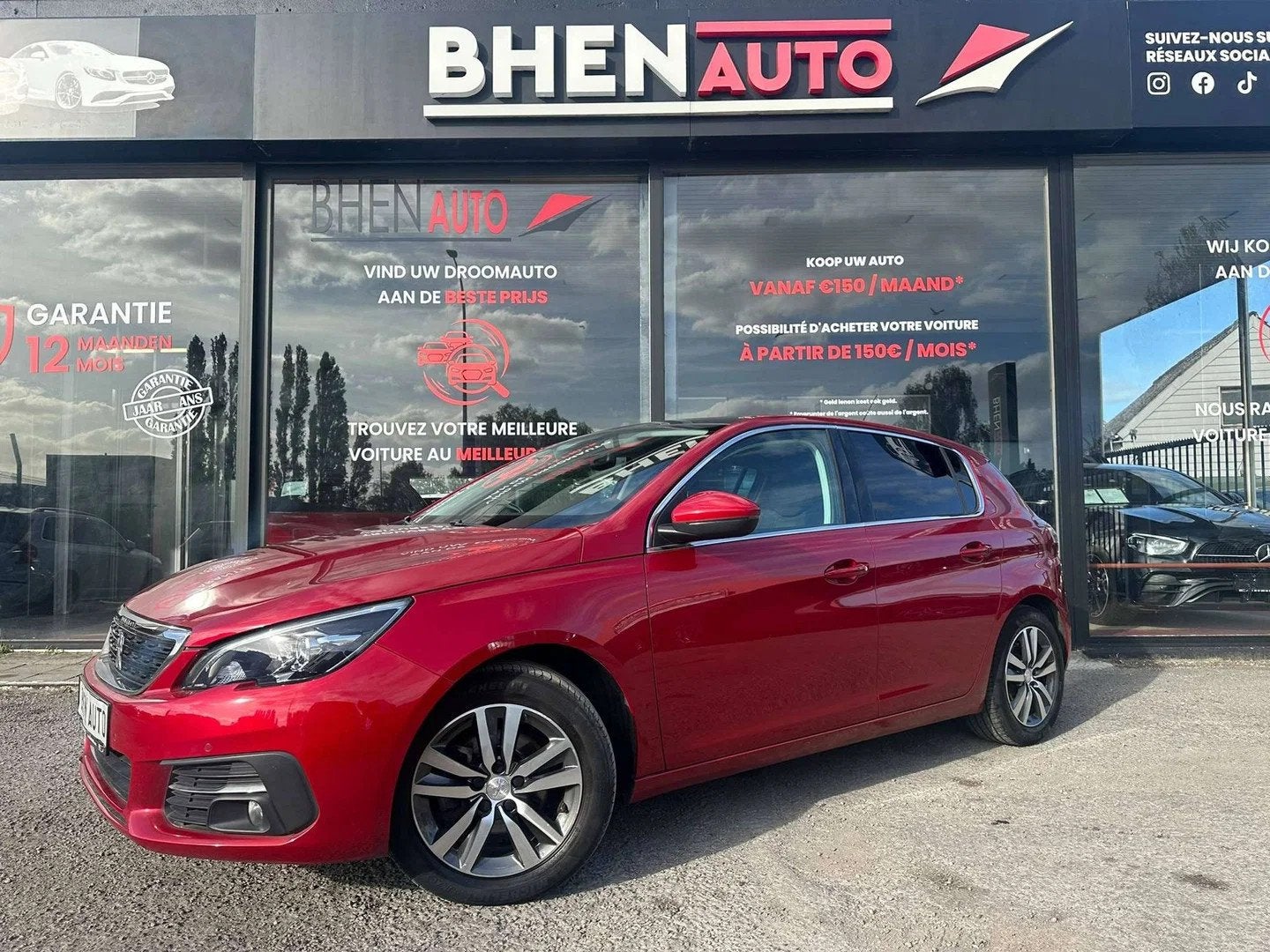 Peugeot 308 1.2 Tech Edition (EU6.2), Rouge, Achat, Euro 6, Entreprise