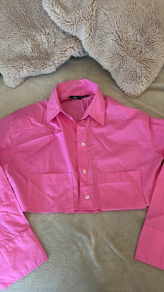 Roze blouse Zara, Ophalen, Zara, Zo goed als nieuw, Roze