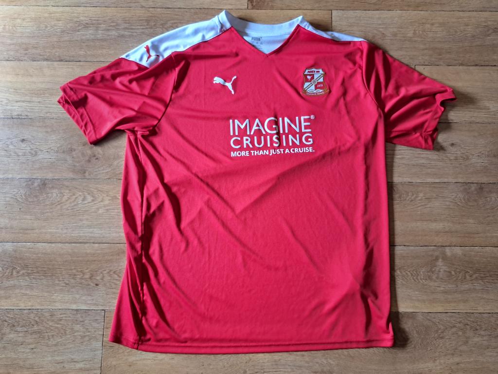 Swindon Town voetbalshirt, Sports & Fitness, Football, Plus grand que la taille XL, Enlèvement ou Envoi, Comme neuf, Maillot