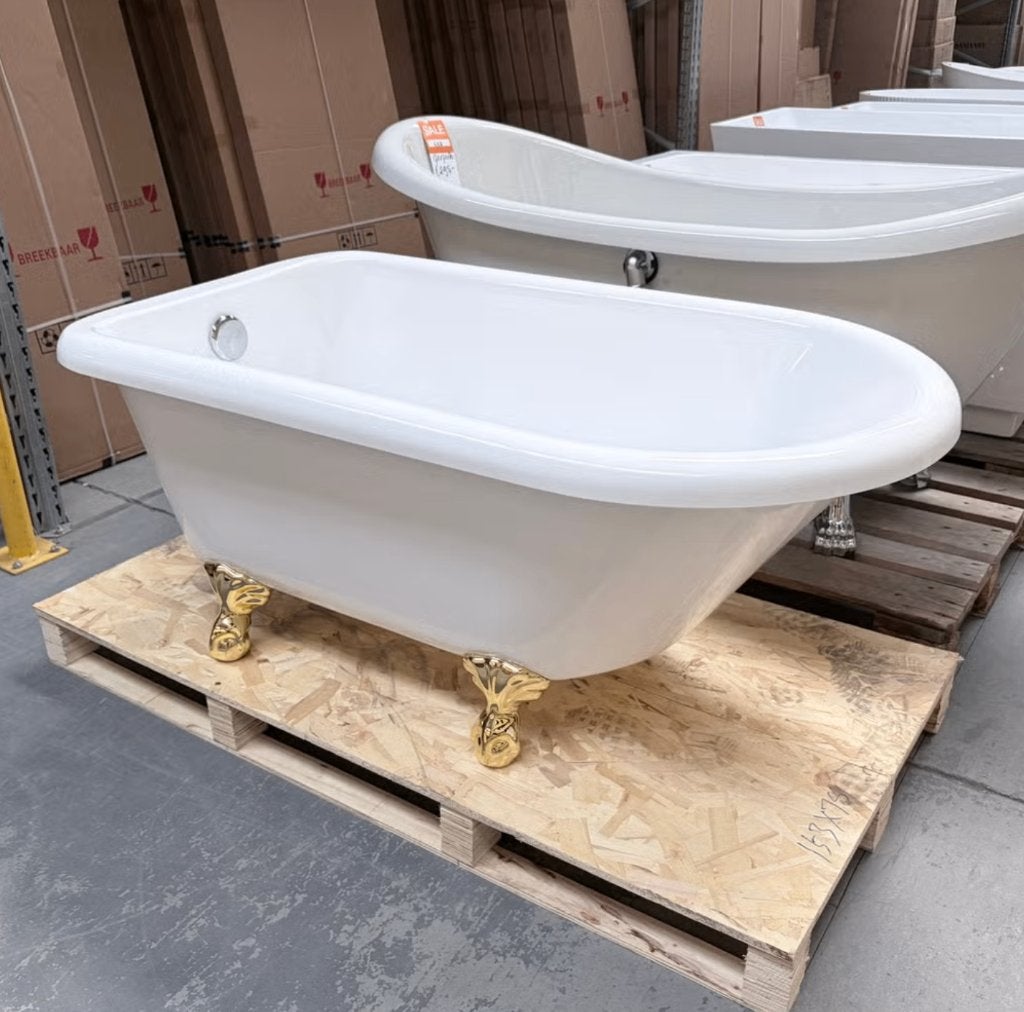 MEGA Deal Ligbad Vrijstaand 150cm – Nieuw Bad nr404, Huis en Inrichting, Ophalen, Nieuw, Wit