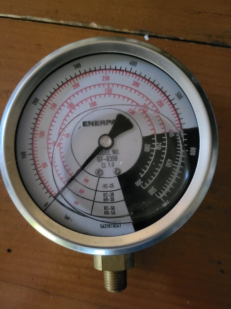 Enerpac krachtmeter, Doe-het-zelf en Bouw, Ophalen, Zo goed als nieuw, Druk