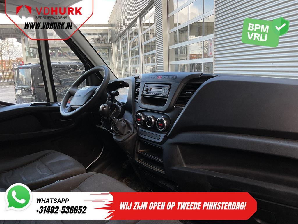 Iveco Daily 35C13V 2.3 L4H3 EXPORT Dubbel Lucht/ 3.5t Trekve, Auto's, Iveco, Wit, Te koop, Electronic Stability Program (ESP)