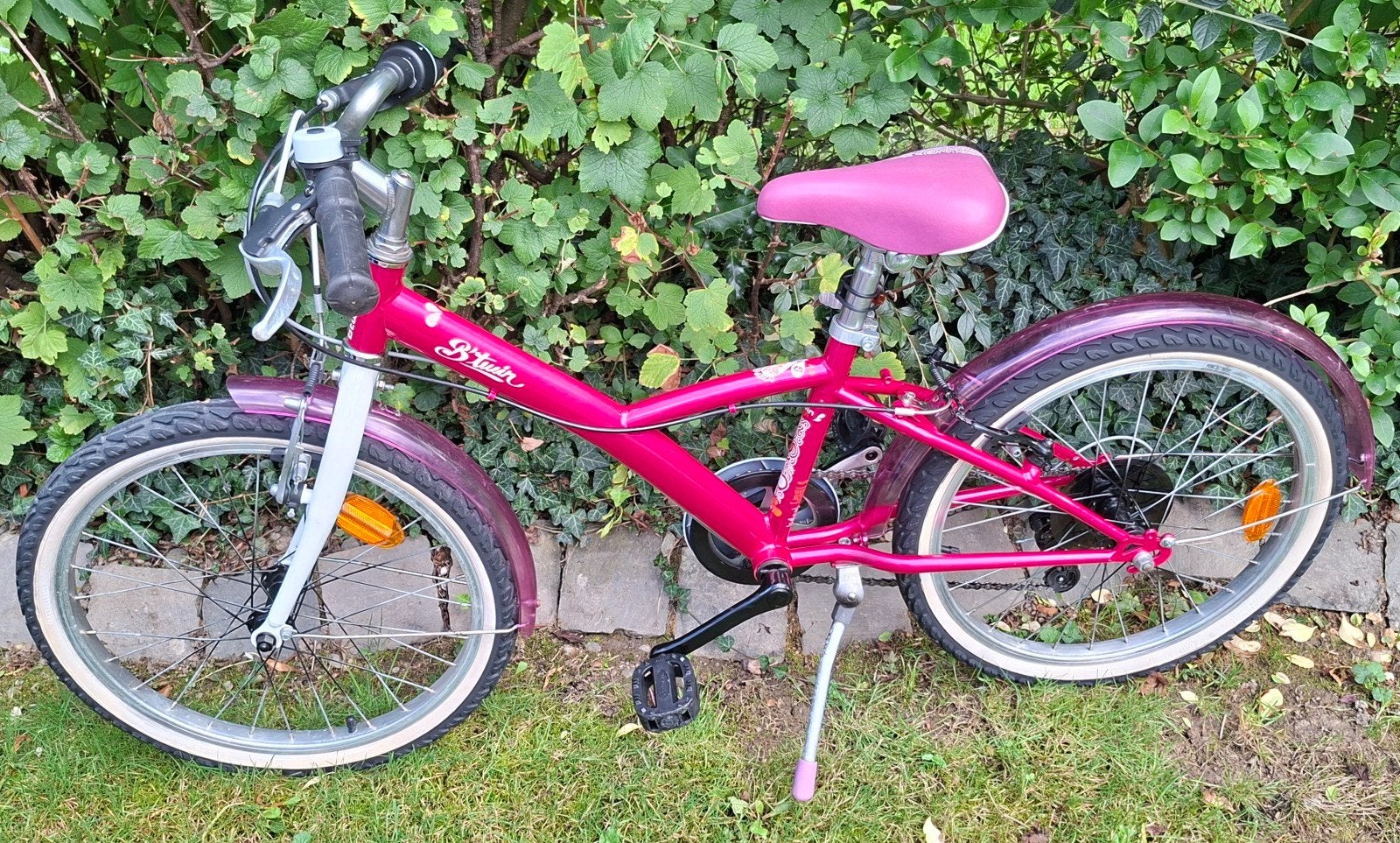 velo fille btwin 20p très bon état 5 vitesses, Vélos & Vélomoteurs, Vitesses, Frein sur jante, Décathlon, 20 pouces