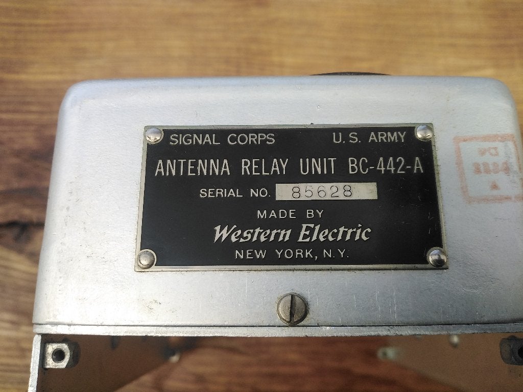 US WW2 antennerelais BC-442-A voor radio ARC5 of SCR274, Ophalen of Verzenden, Luchtmacht, Overige typen