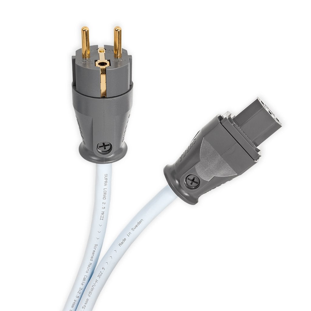 Supra LoRad 2.5 CS-EU voedingskabel C13 voor hifi 1.5 meter, TV, Hi-fi & Vidéo, Câbles audio & Câbles de télévision, Envoi, Comme neuf