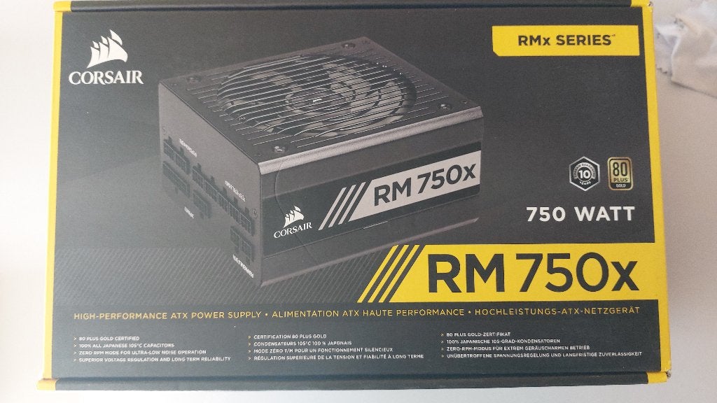 Corsair RM750x 750W gouden pc-voeding, Computers en Software, Ophalen, Gebruikt