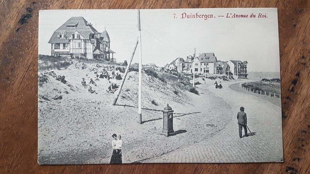 Postkaart Duinbergen L' Avenue du Roi, Enlèvement ou Envoi, Avant 1920, Non affranchie, Flandre Occidentale
