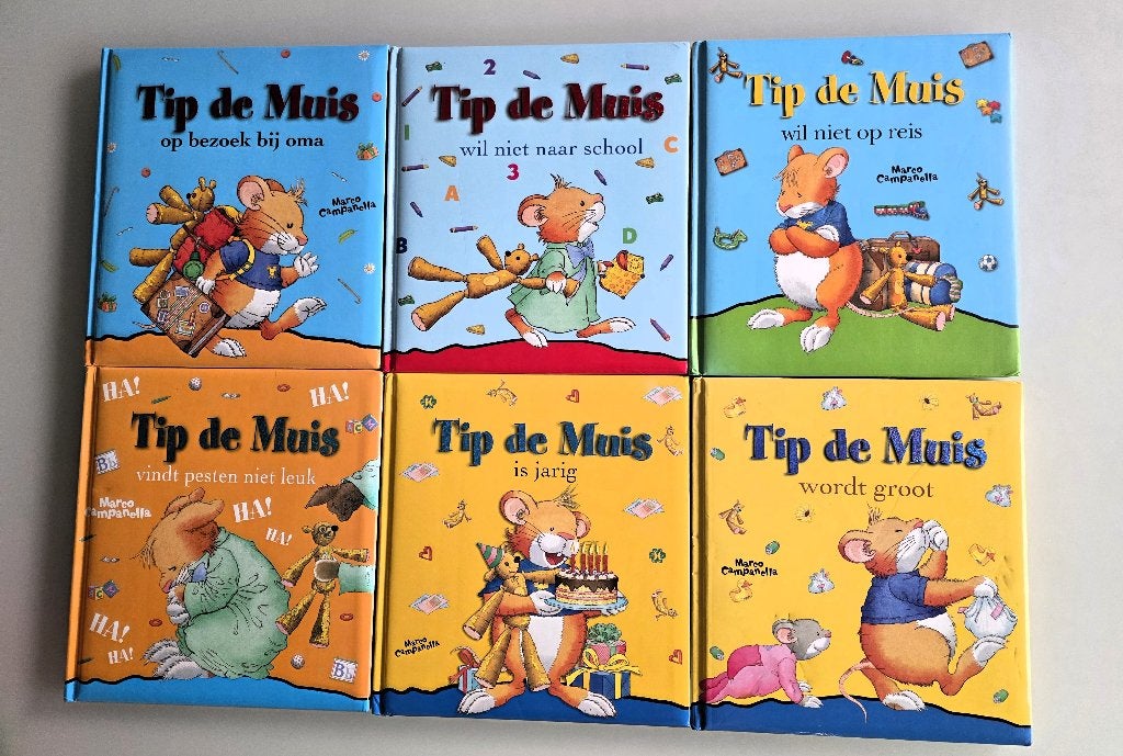 10 Tip de Muis boeken voor 30 euro, Enlèvement ou Envoi