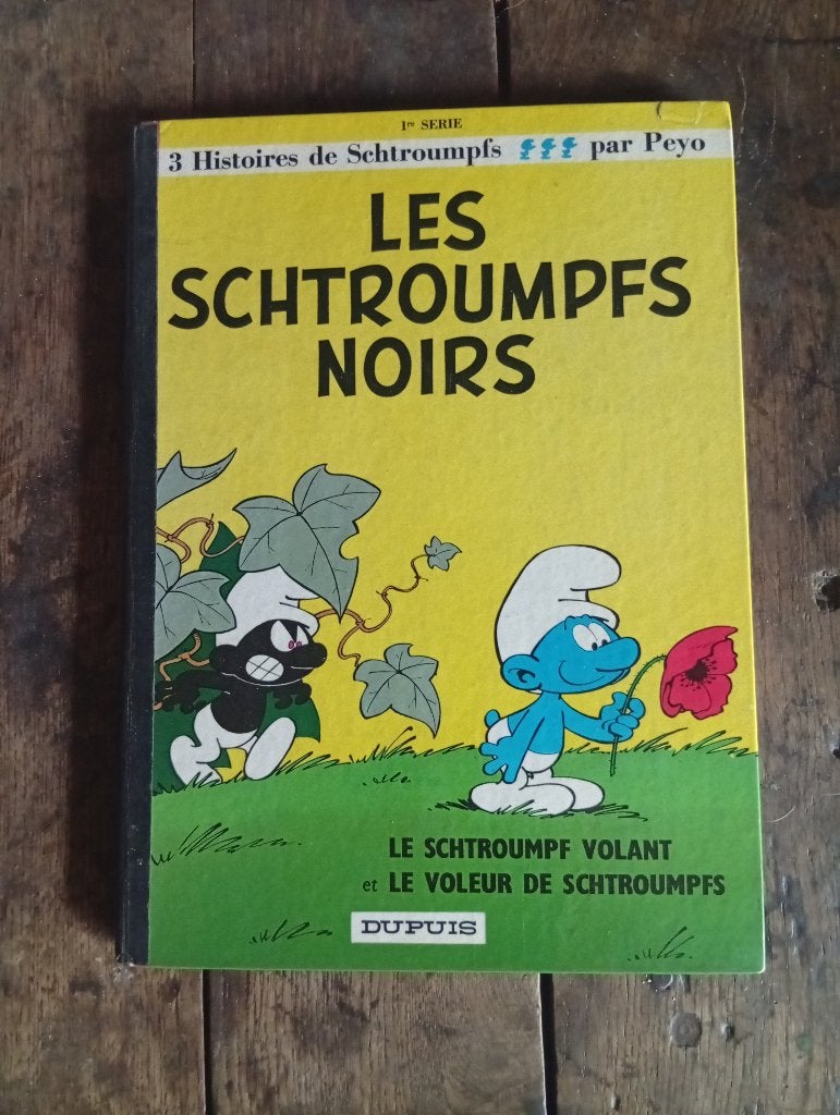 Les schtroumpfs noirs (éd. 1965)., Peyo, Enlèvement ou Envoi, Une BD, Utilisé