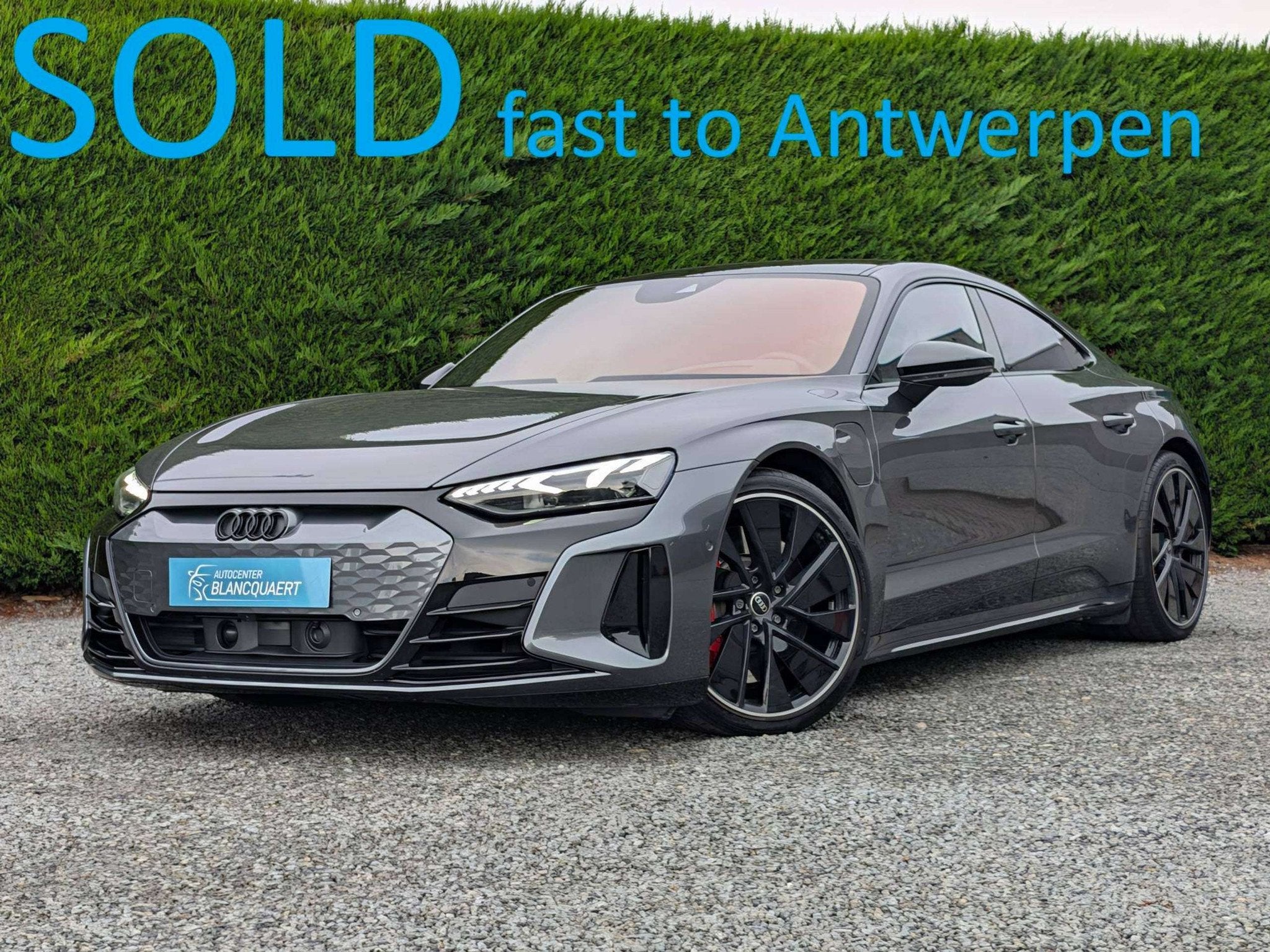 Audi e-tron GT !verkocht! B&O - carbid - head up - extra gar, Auto's, Automaat, 4 deurs, Gebruikt, Zwart