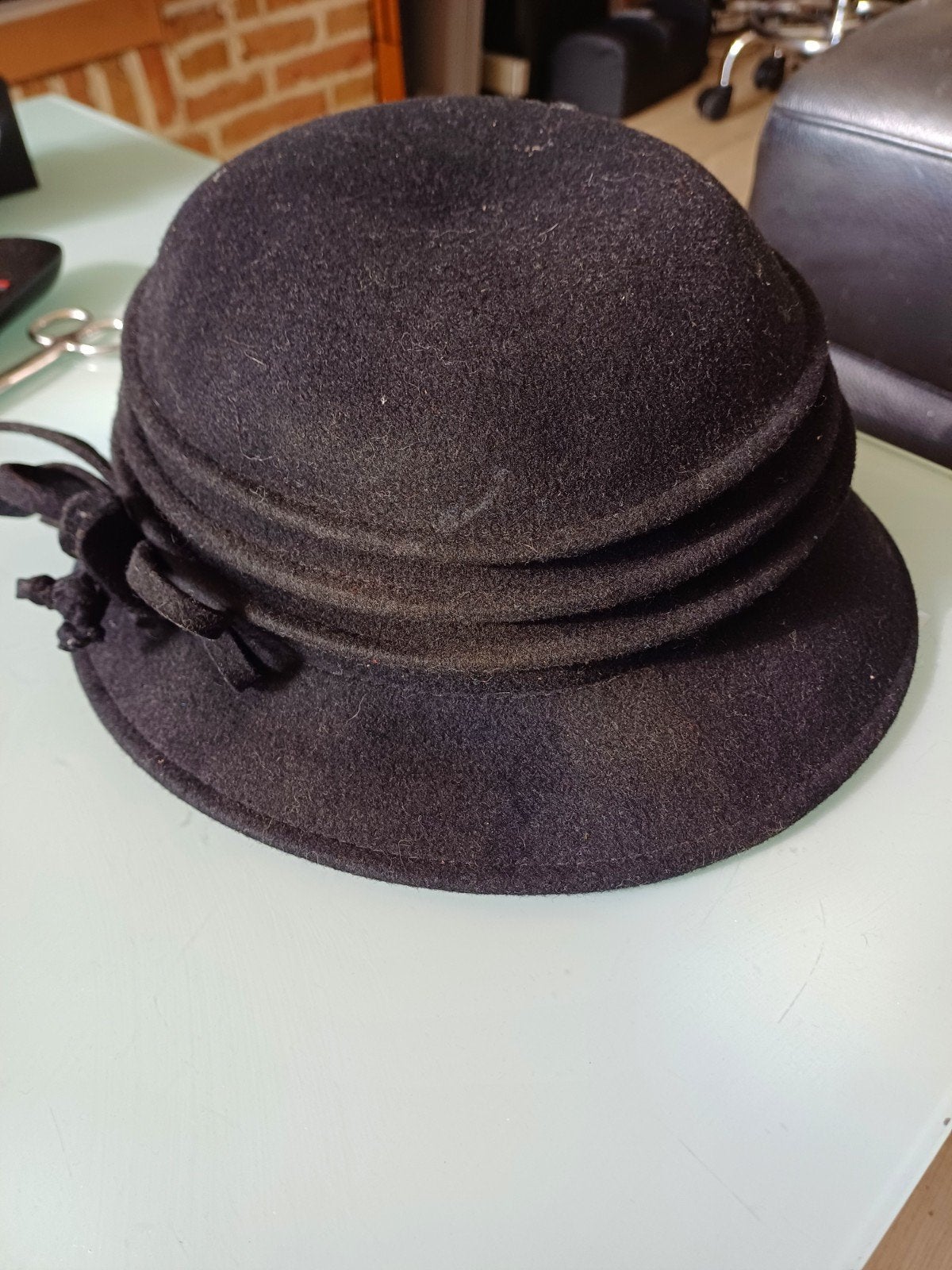 tissu noir élégant | TU C&A, C&A, Enlèvement ou Envoi, One size fits all, Chapeau