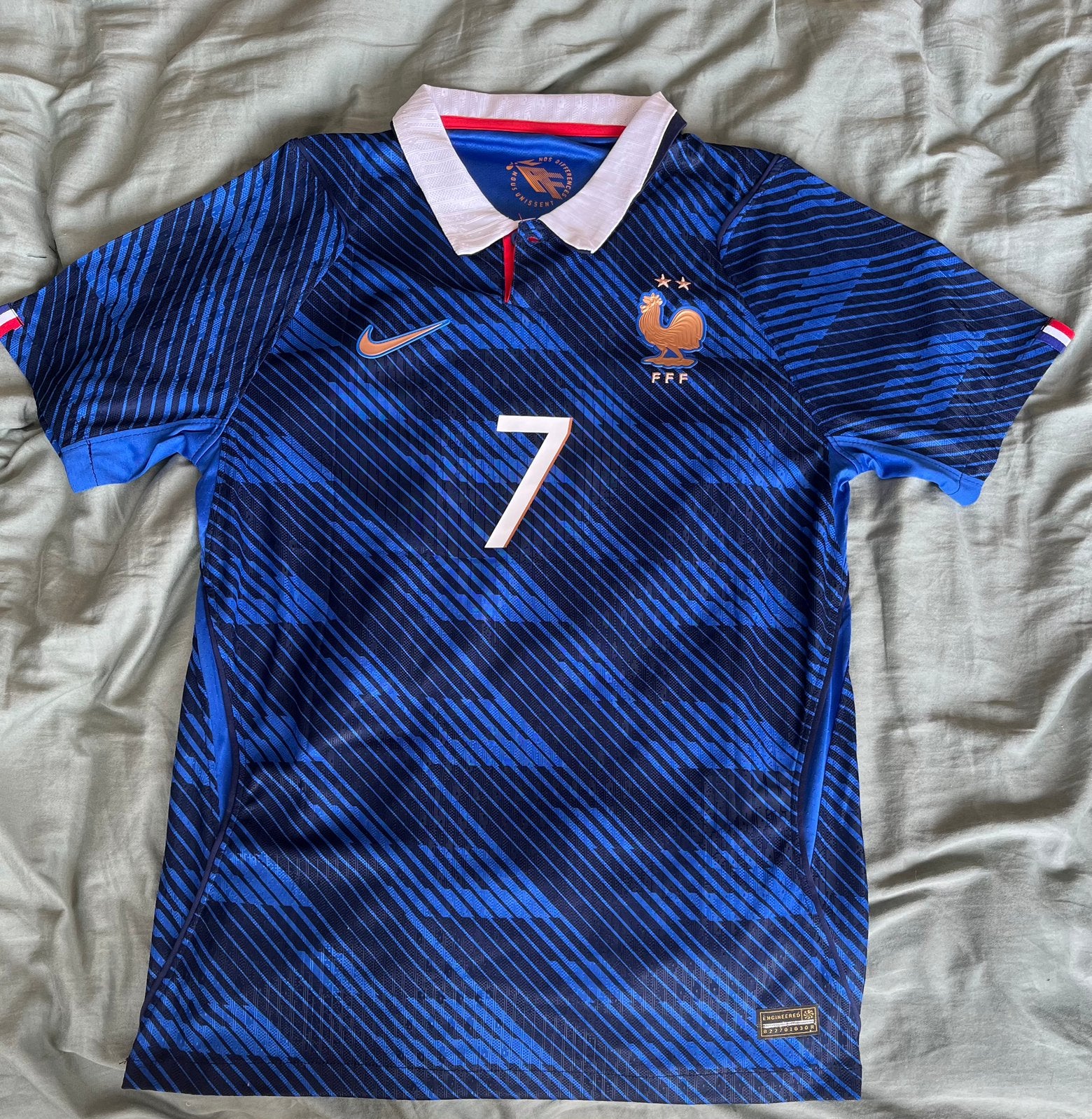 Maillot domicile France WC 2026 – Ousmane Dembélé #11, Taille M, Envoi, Neuf, Maillot
