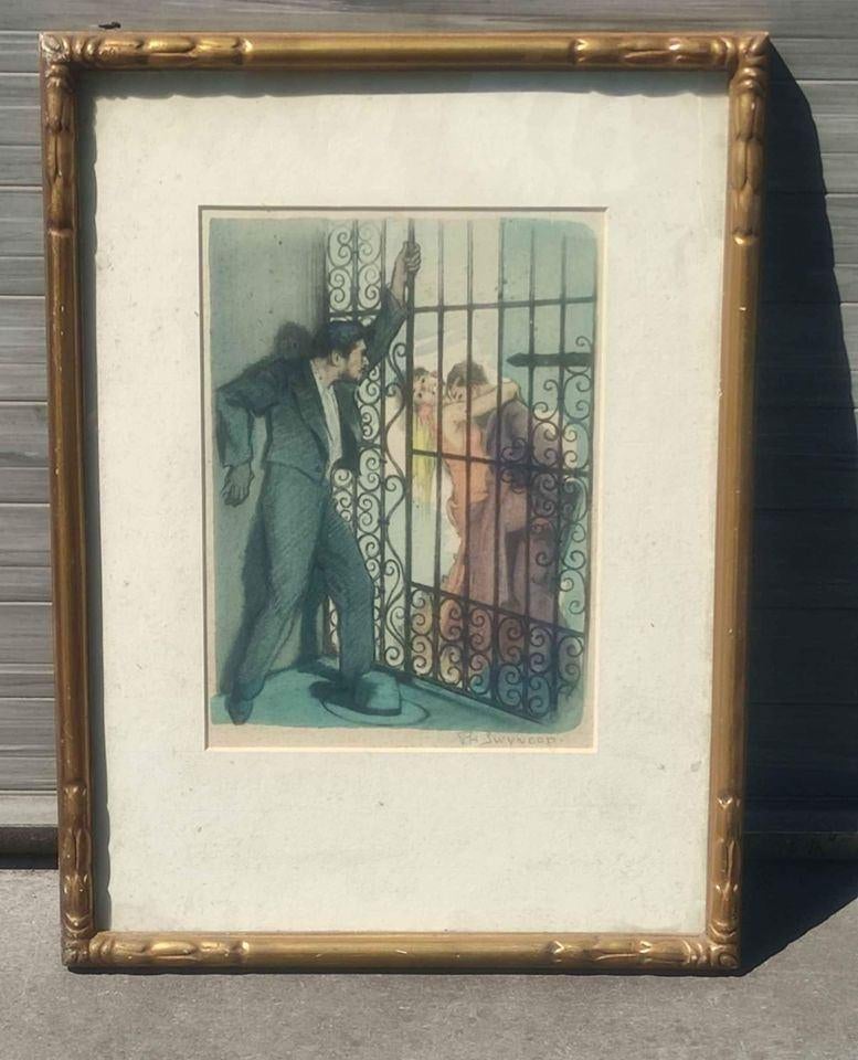 Lithographie signe Philippe swyncop, Antiquités & Art, Enlèvement ou Envoi