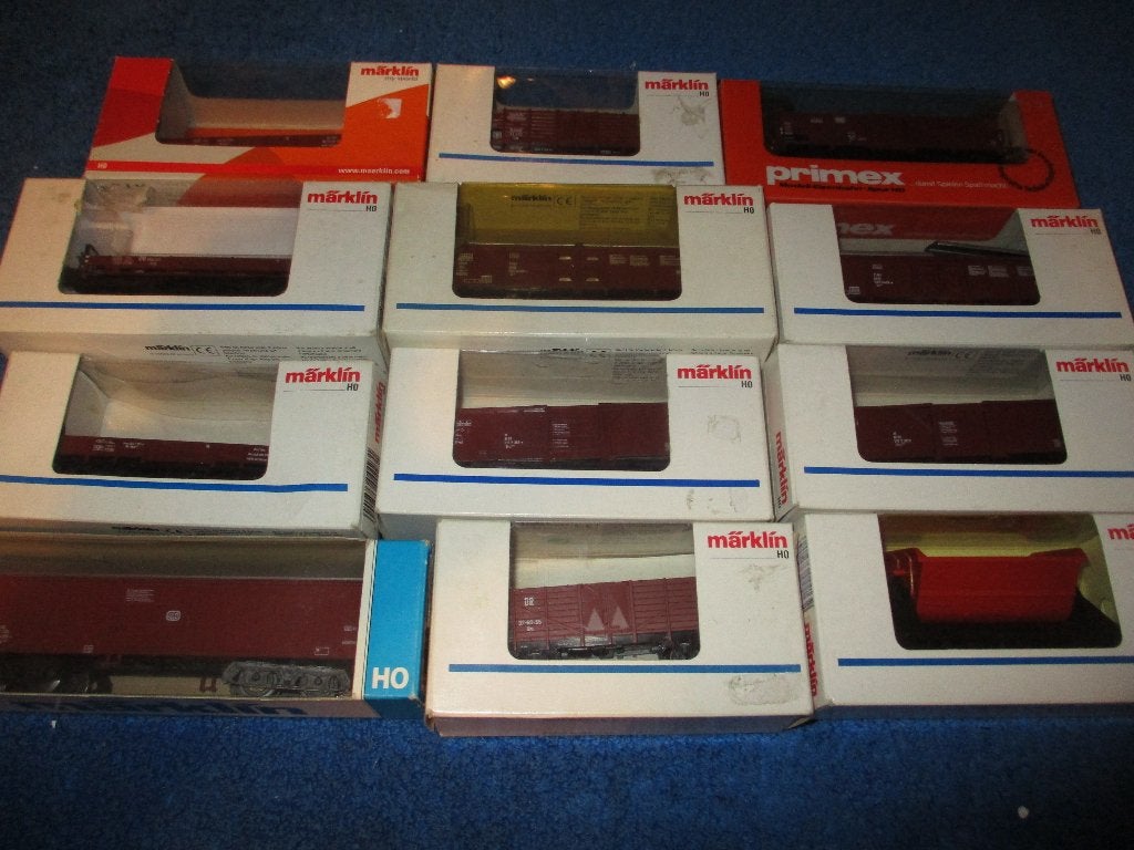 Marklin 12 wagons marchandises, Ophalen of Verzenden, Zo goed als nieuw, Wagon, Märklin