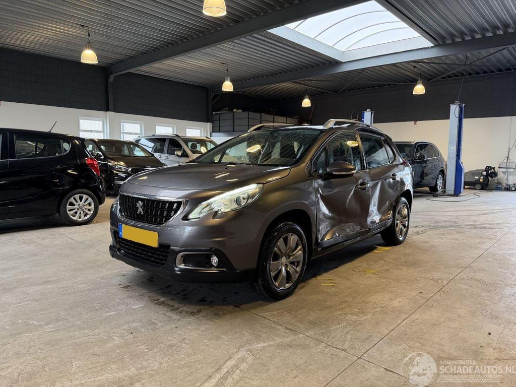 Peugeot 2008 1.2 PureTech Blue Lion, Autos : Divers, Voitures accidentées, Argent ou Gris, Boîte manuelle, 1199 cm³, Essence
