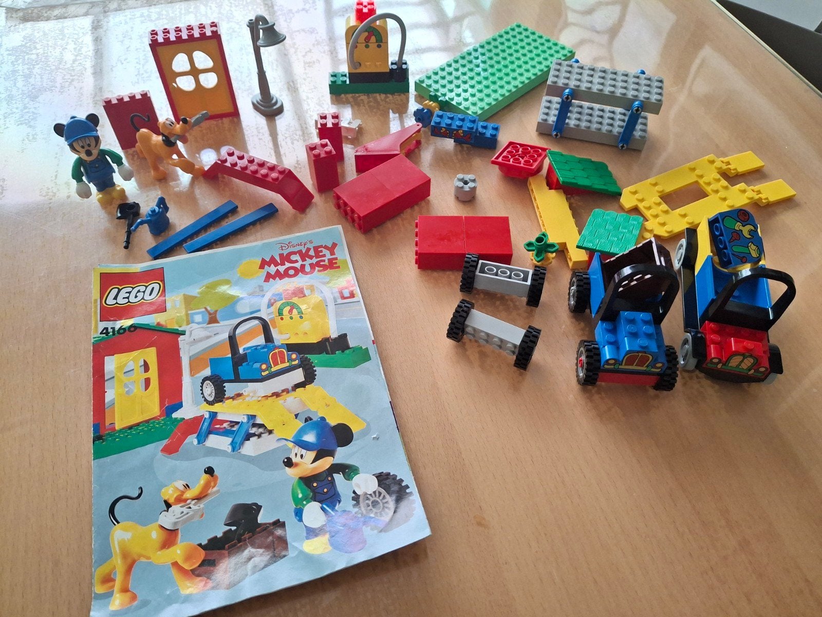 lego 4166 Mickey Mouse - garage, Gebruikt, Lego, Ophalen of Verzenden, Disney