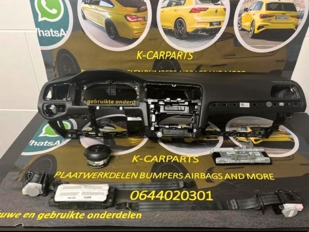 Airbag set Volkswagen Golf 7 GTI GTD 12/19 Dashboard set, Gebruikt, Volkswagen, Volkswagen AG, Vw@volkswagen.de