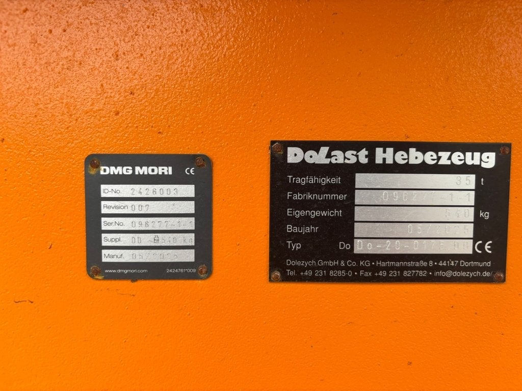 Evenaar / hijsjuk 35 ton. 3 st. beschikbaar. Bouwjaar 2025., Doe-het-zelf en Bouw, Ophalen, Gebruikt, Handmatig