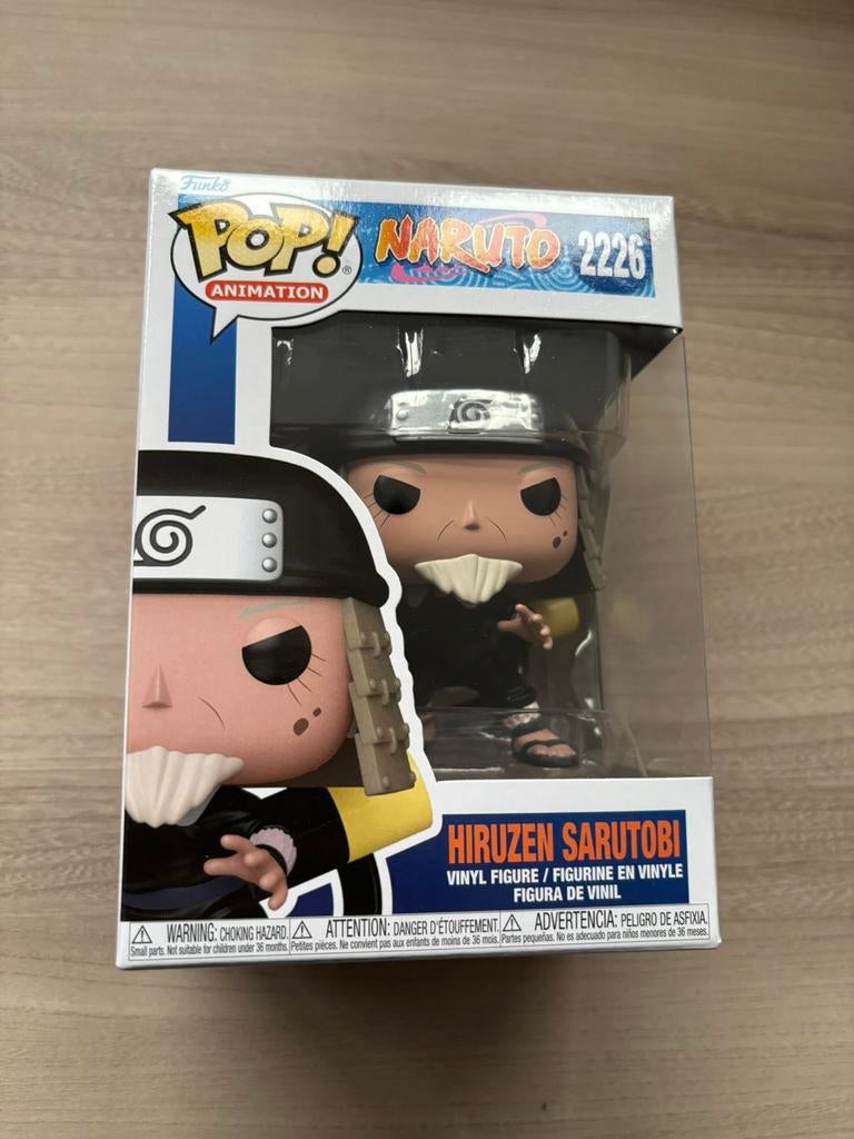 Funko Pop Naruto 2226 Hiruzen Sarutobi — Vinyle d'animation, Collections, Enlèvement ou Envoi, Comme neuf