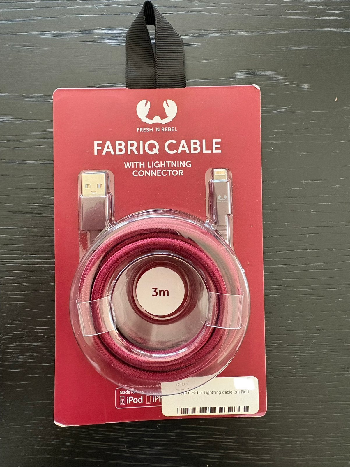 Usb-A naar Lightning kabel 3 m, Télécoms, Téléphonie mobile | Chargeurs pour téléphone, Lightning, Enlèvement, Neuf