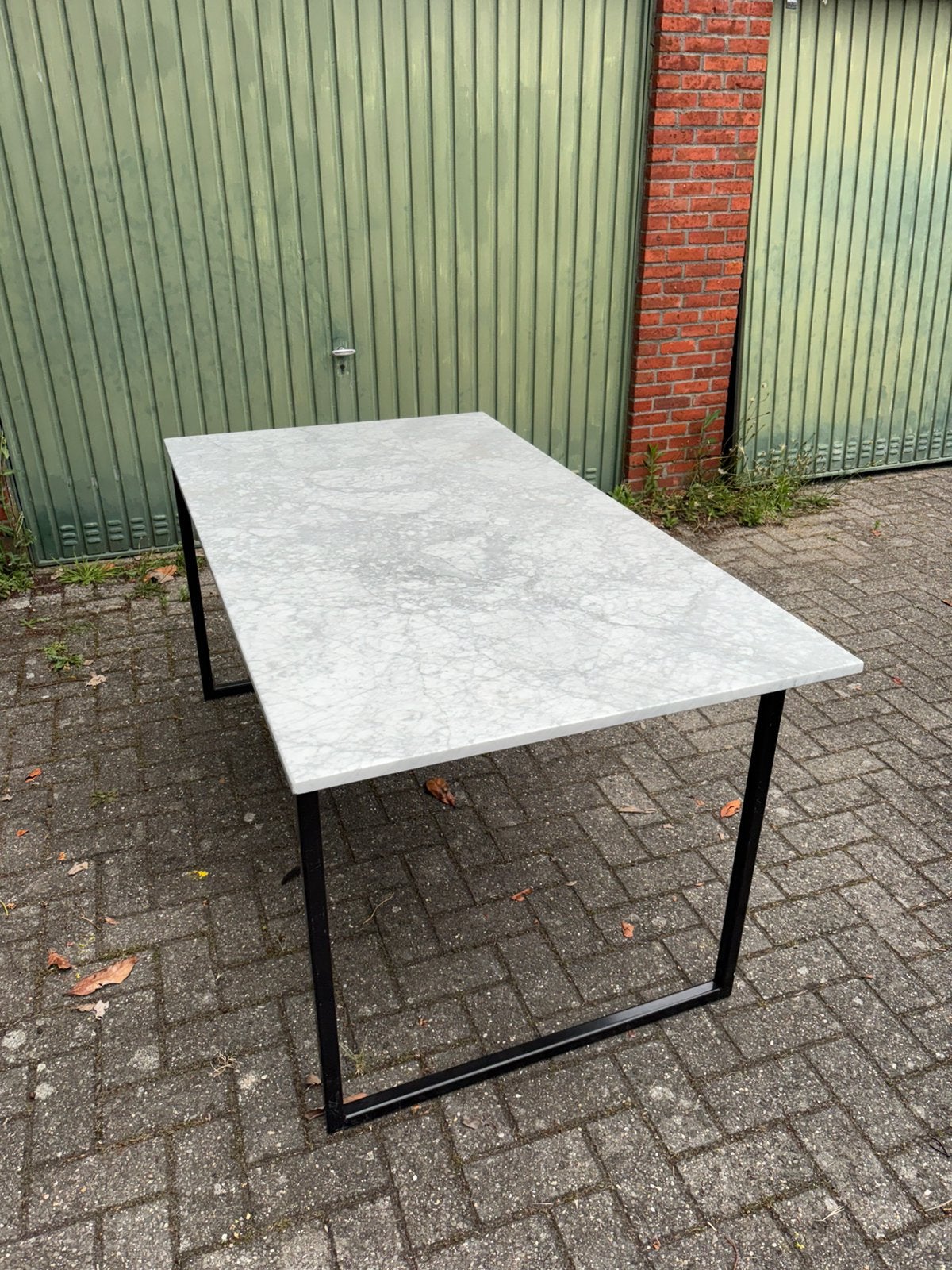 Table à manger en marbre/table de jardin/bureau, Enlèvement, Comme neuf