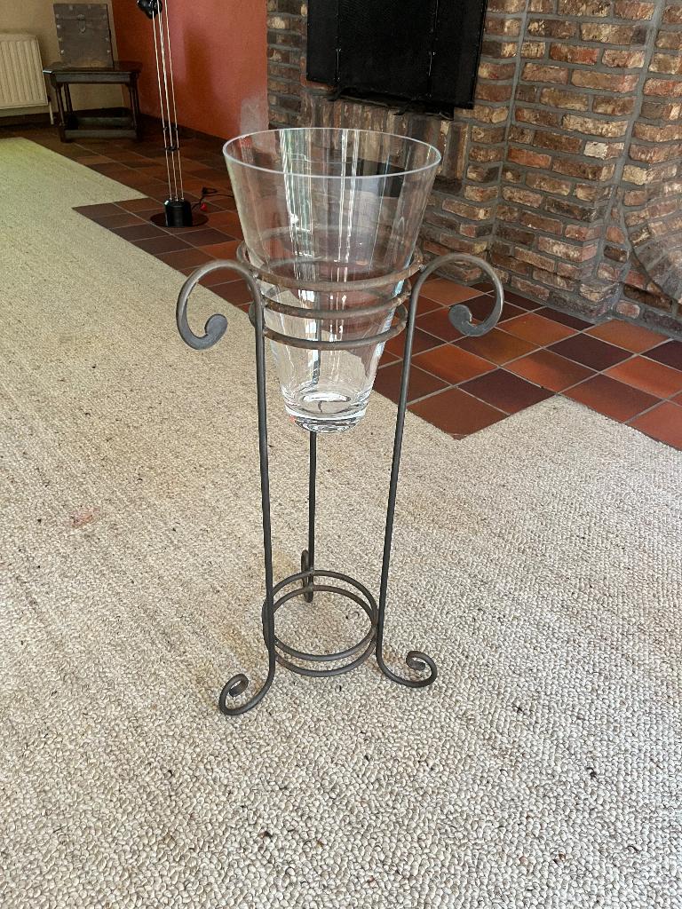 Staander vaas, Maison & Meubles, Accessoires pour la Maison | Vases, Enlèvement, Utilisé, Noir, 75 cm ou plus