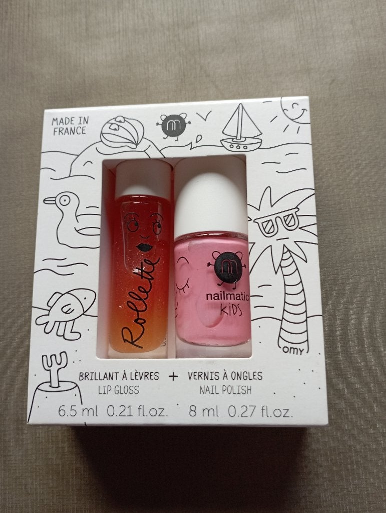 NAILMATIC kindernagellak + lipgloss NIEUW, Ophalen of Verzenden, Nieuw, Make-up
