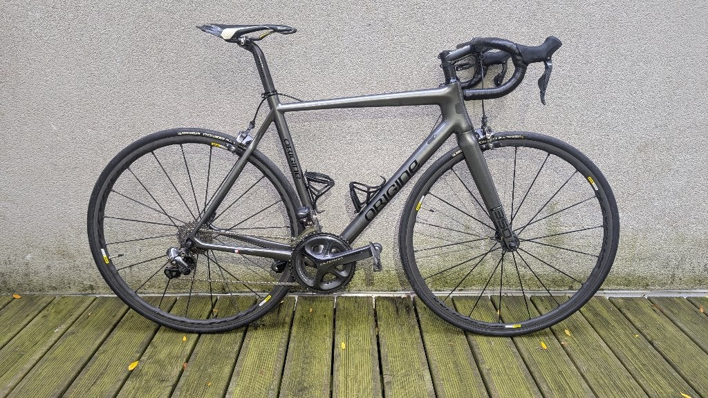 Origine Axxome 350 Carbone - Taille: M - Ultegra Di2, Fietsen en Brommers, 28 inch, Gebruikt, Carbon, Velgrem