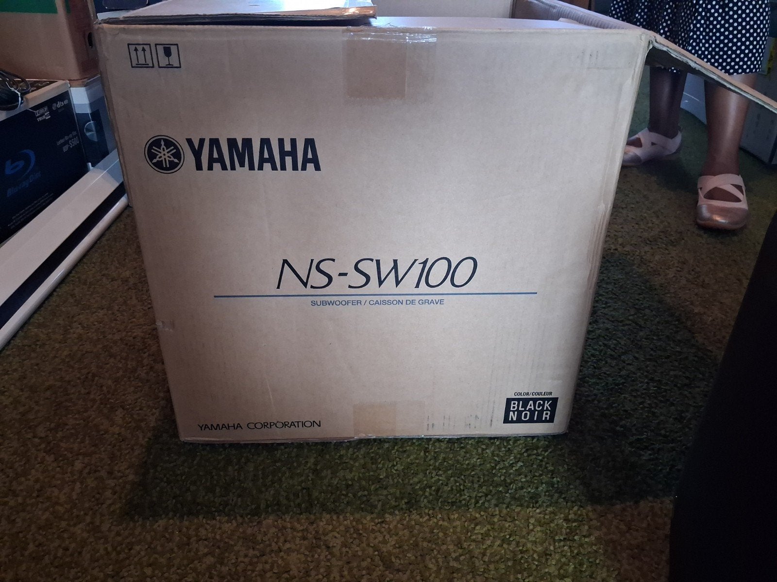 Subwoofer Yamaha ns-sw100, Muziek en Instrumenten, Ophalen, Zo goed als nieuw, Dj-set, Overige merken