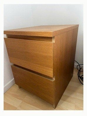 tables de chevet, Moins de 55 cm, Moins de 45 cm, Enlèvement, Utilisé