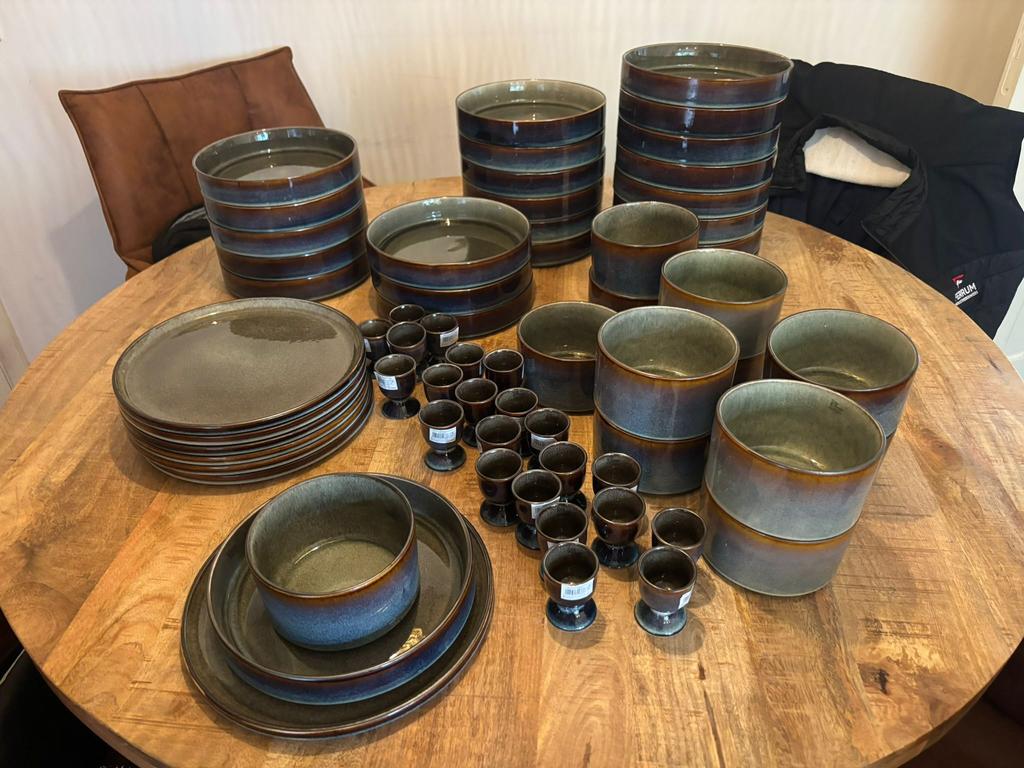 Cosy & Trendy Servies - Rustiek Aardewerk - Grote Set, Ophalen