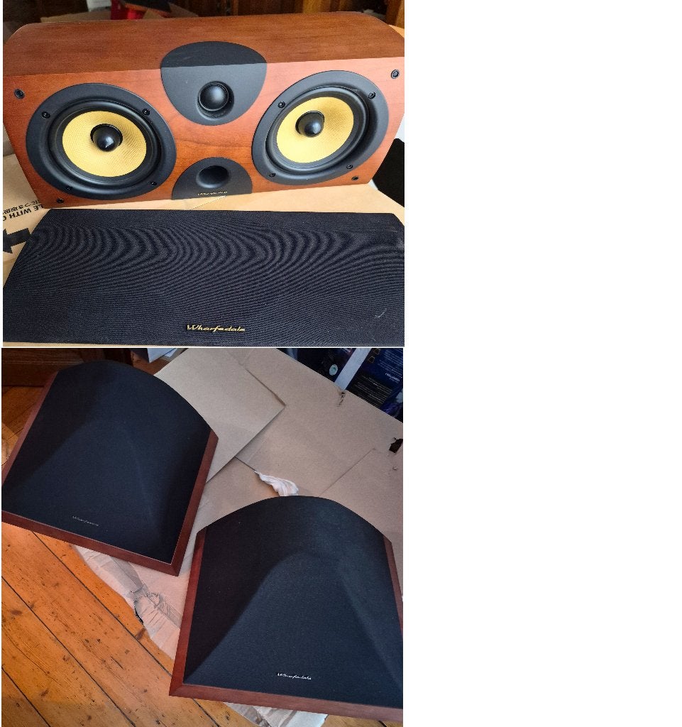 Ensemble de haut-parleurs Wharfedale, TV, Hi-fi & Vidéo, Enceintes, Compatible son surround/home cinéma, Comme neuf, Enlèvement