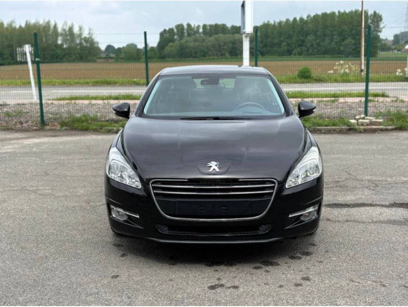 Peugeot 508 1.6 essence Airco Gps, Auto's, Zwart, Bedrijf, 5 deurs, Elektrische ramen
