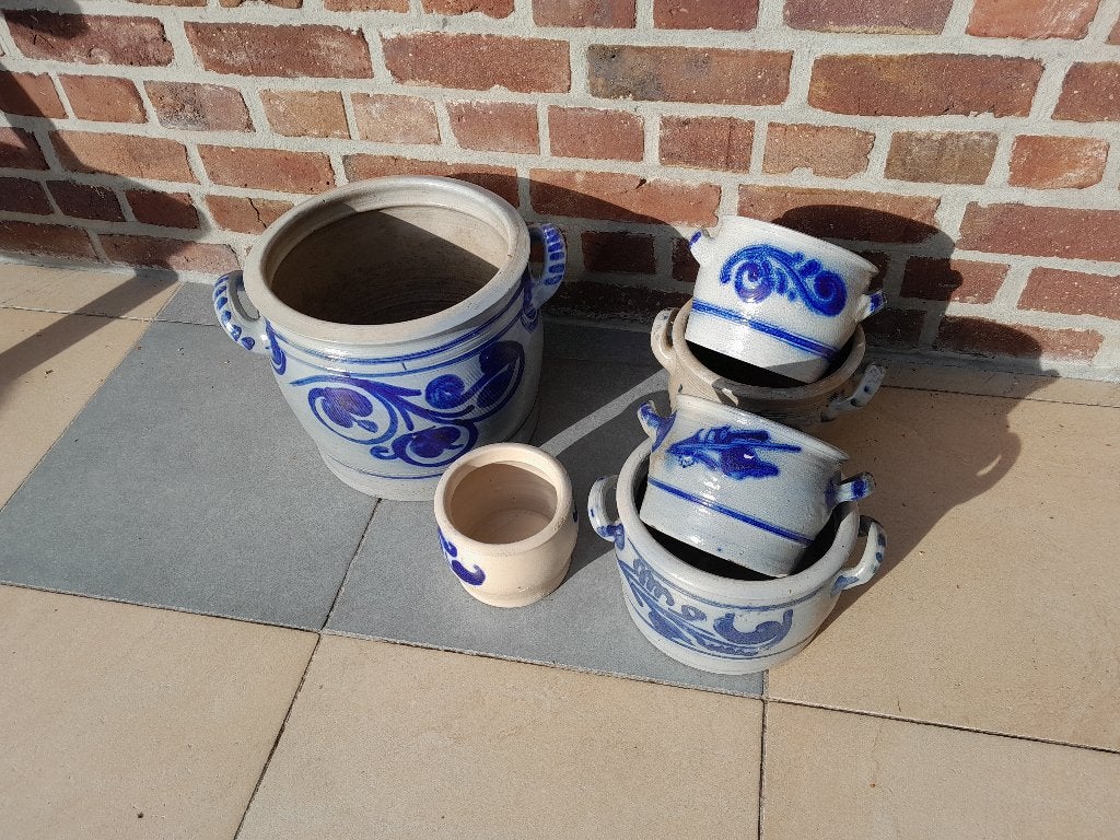 Keulse potten 6 stuks € 50,-, Ophalen, Zo goed als nieuw