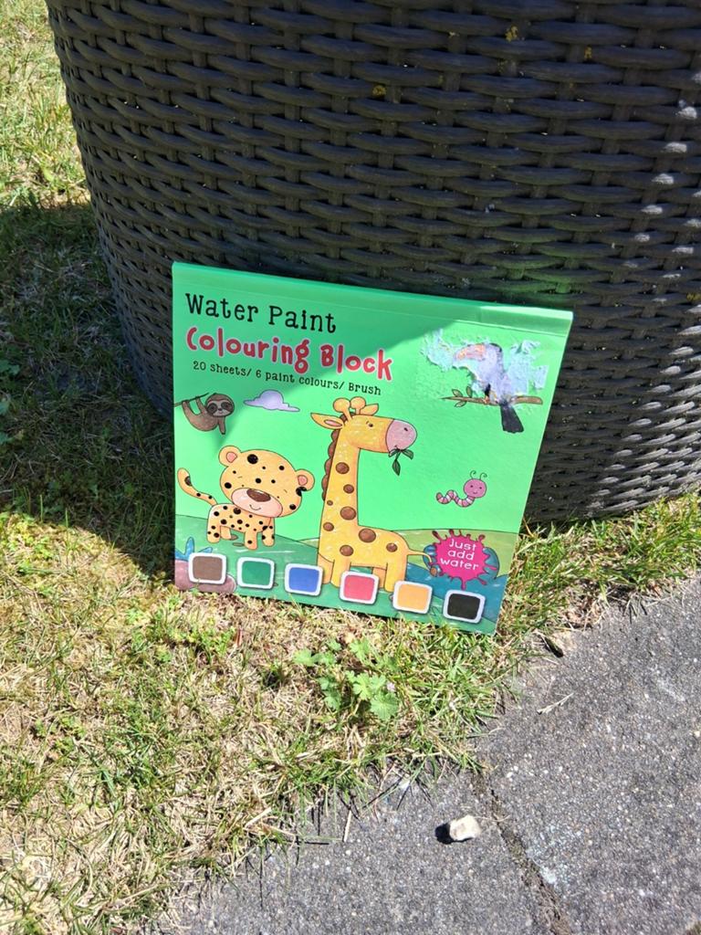 Te koop Waterverf kleurblok leeftijd 3 jaar zeer verzorgd, Enlèvement, Aquarelle